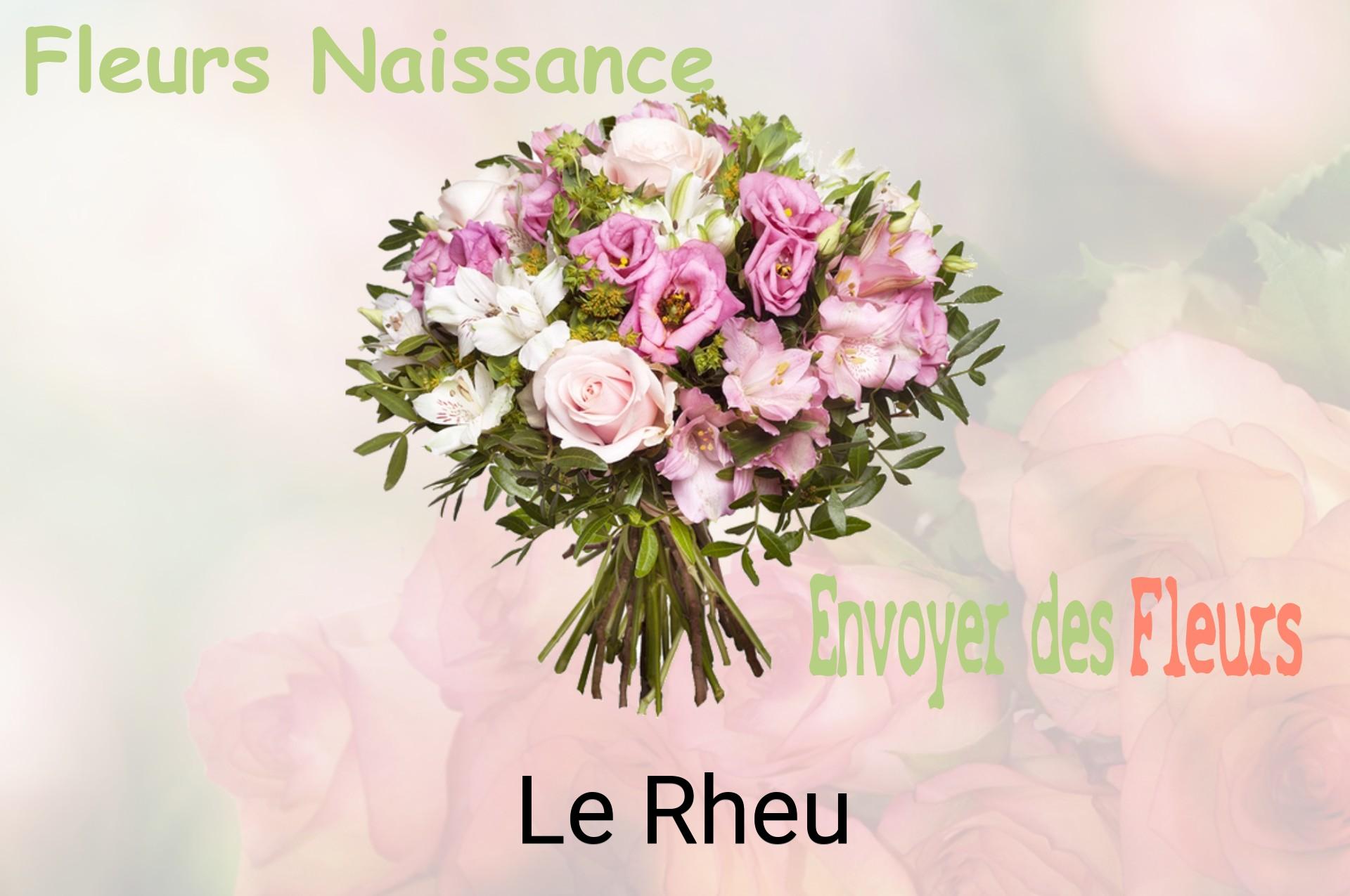 Bouquet de fleurs de naissance livré à Le Rheu